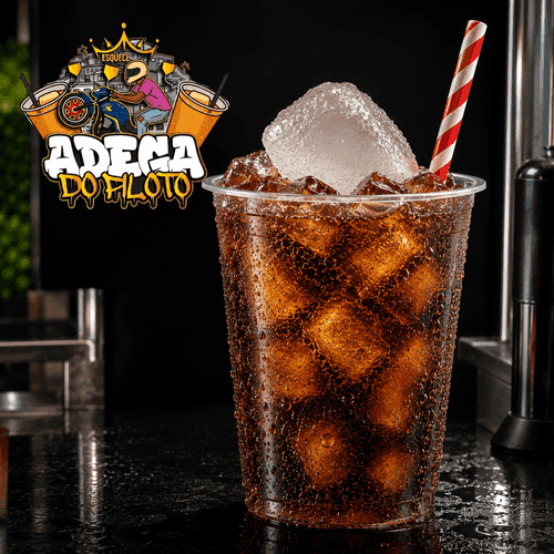 Copo Coca-Cola + Gelo de Coco
